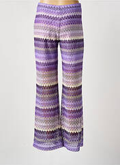 Pantalon large violet LADY LOL pour femme seconde vue