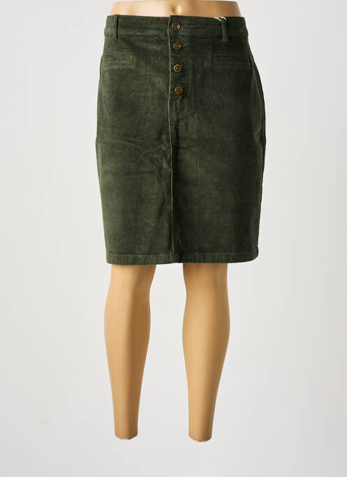 Jupe mi-longue vert ONADO pour femme