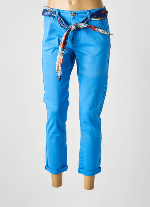 Pantalon 7/8 bleu ONADO pour femme