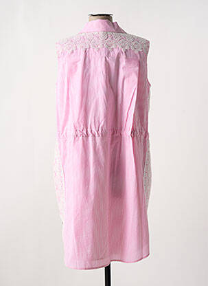 Robe courte sans manche sans manche rose MAX & MOI femme