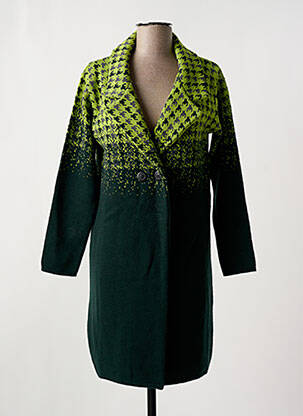 Veste casual col tailleur vert WNT COLLECTION femme