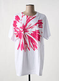T-shirt imprimé fantaisie manches courtes blanc LIVIANA CONTI femme