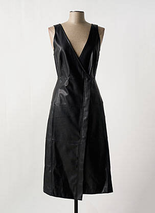 Robe mi-longue sans manche sans manche noir LIVIANA CONTI femme