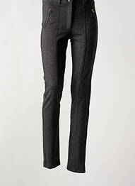 Pantalon slim stretch taille normale gris ABSOLU femme