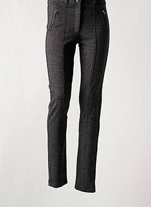 Pantalon slim stretch taille normale gris ABSOLU femme