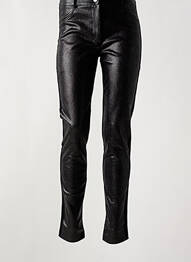 Pantalon slim taille basse taille basse noir ABSOLU femme