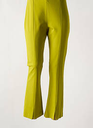 Pantalon flare stretch taille normale vert LIVIANA CONTI femme
