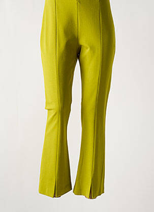 Pantalon flare stretch taille normale vert LIVIANA CONTI femme