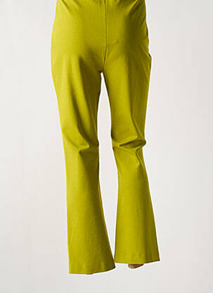 Pantalon flare stretch taille normale vert LIVIANA CONTI femme