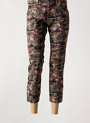 Pantalon 7/8 stretch vert MASON'S femme