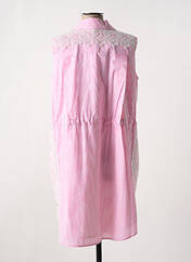 Robe courte rose MAX & MOI pour femme seconde vue