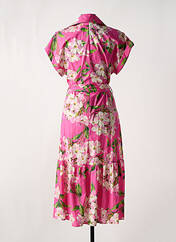 Robe mi-longue rose SHIRTAPORTER pour femme seconde vue