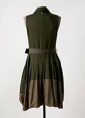 Robe mi-longue vert HIGH pour femme seconde vue