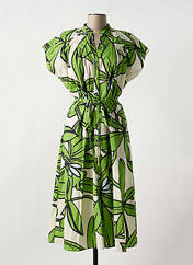 Robe mi-longue vert MEIMEIJ pour femme seconde vue