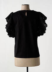 T-shirt noir LEO & UGO pour femme seconde vue