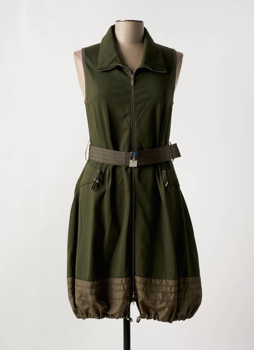 Robe mi-longue sans manche sans manche vert HIGH femme