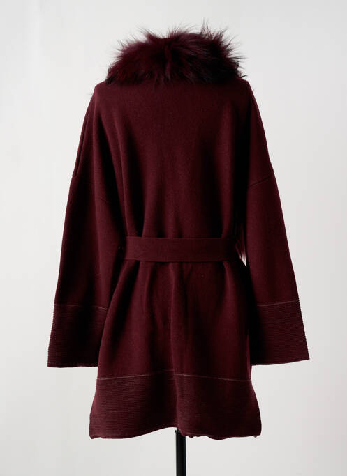 Gilet manches longues rouge SUPREMA pour femme