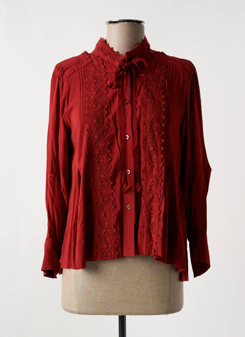 Chemisier rouge HIGH pour femme