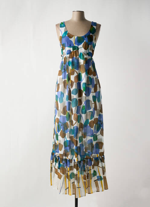 Robe longue bleu MANILA GRACE pour femme