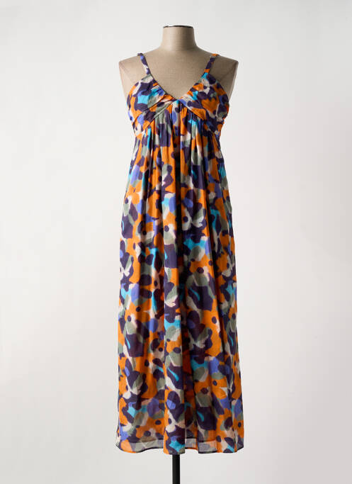 Robe longue orange ROSSO 35 pour femme