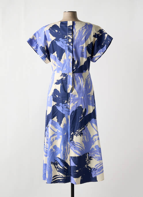 Robe mi-longue bleu LIVIANA CONTI pour femme