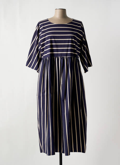 Robe mi-longue bleu LIVIANA CONTI pour femme