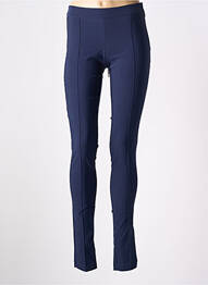 Pantalon cargo tissage popeline taille haute bleu LIVIANA CONTI femme