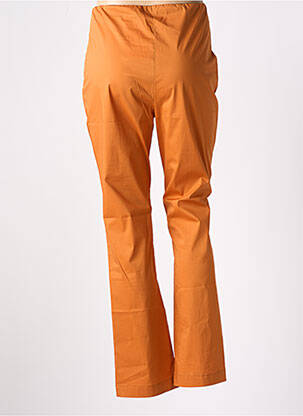 Pantalon flare taille à pinces taille haute orange MEIMEIJ femme