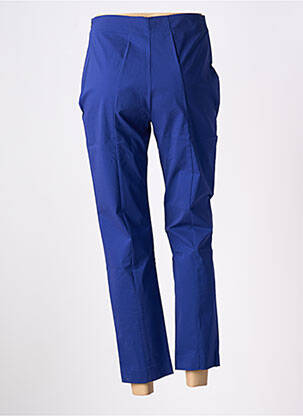 Pantalon 7/8 taille haute taille haute bleu PIER ANTONIO GASPARI femme