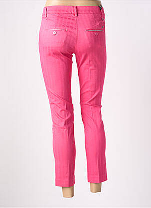 Pantalon chino taille basse taille basse rose MASON'S femme