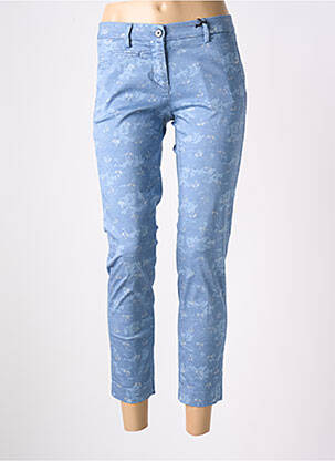 Pantalon chino taille basse taille basse bleu MASON'S femme
