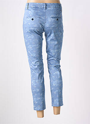 Pantalon chino taille basse taille basse bleu MASON'S femme