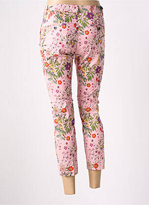 Pantalon chino taille basse taille basse rose MASON'S femme