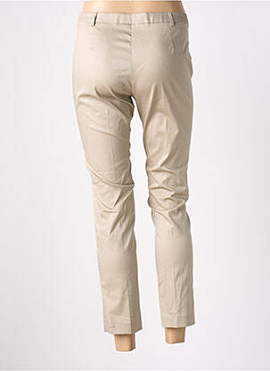 Pantalon 7/8 stretch taille normale marron ABSOLU femme