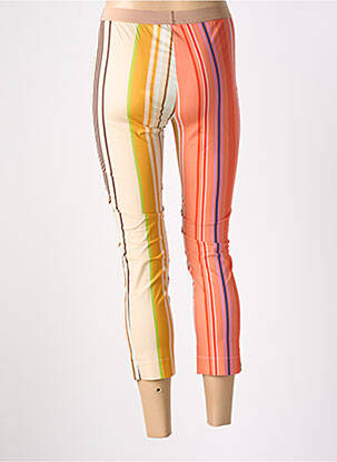 Pantalon 7/8 taille haute taille haute beige LIVIANA CONTI femme
