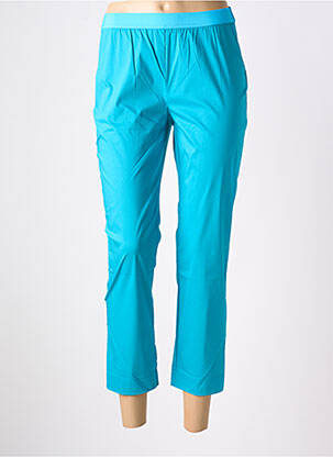 Pantalon 7/8 taille élastique taille normale bleu LIVIANA CONTI femme