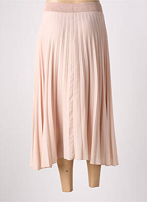 Jupe longue coupe fluide rose D.EXTERIOR femme