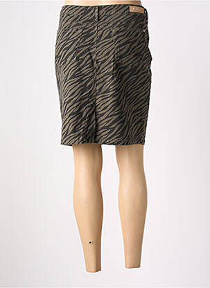 Jupe courte poches vert DENIM STUDIO femme