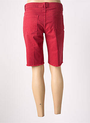 Bermuda coupe droite taille normale rouge LIVIANA CONTI femme