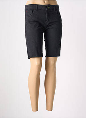 Bermuda coupe droite taille normale noir LIVIANA CONTI femme