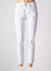 Jeans coupe slim blanc DENIM STUDIO pour femme seconde vue