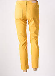 Pantalon 7/8 jaune DENIM STUDIO pour femme seconde vue