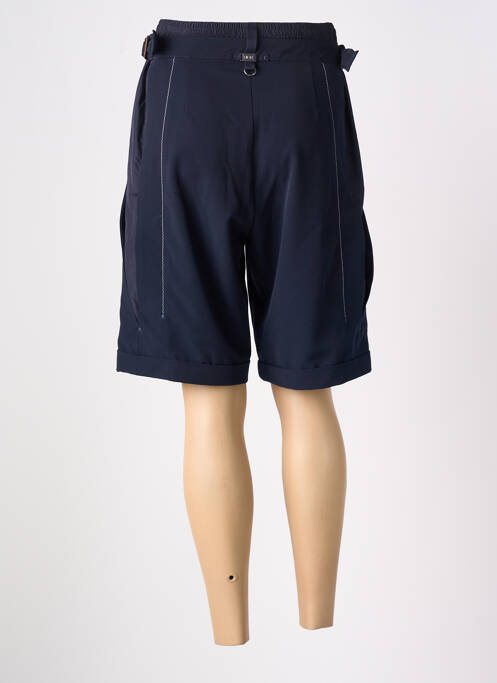 Bermuda taille élastique taille normale bleu HIGH femme