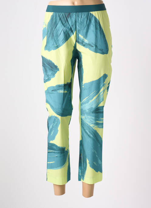 Pantalon 7/8 vert LIVIANA CONTI pour femme