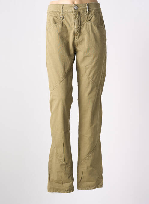 Pantalon slim vert HIGH pour femme