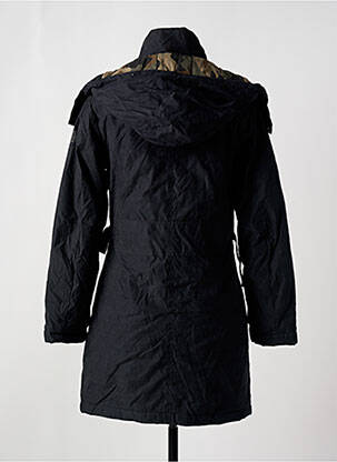 Parka manches longues a capuche noir RWD femme
