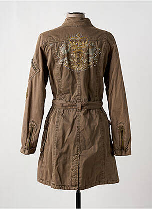 Parka manches longues sans capuche marron DDP femme