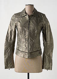 Veste simili cuir poches or GUESS femme