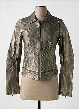 Veste simili cuir poches or GUESS femme