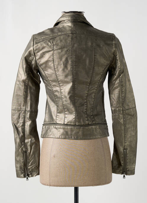 Veste simili cuir poches or GUESS femme